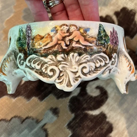 Vintage Capodimonte dish